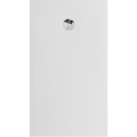 Allibert Receveur de douche KARBON 140x80 cm blanc Mat Recoupable antidérapant