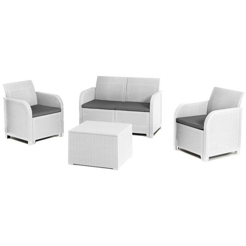 Allibert/keter salon rosalie blanc