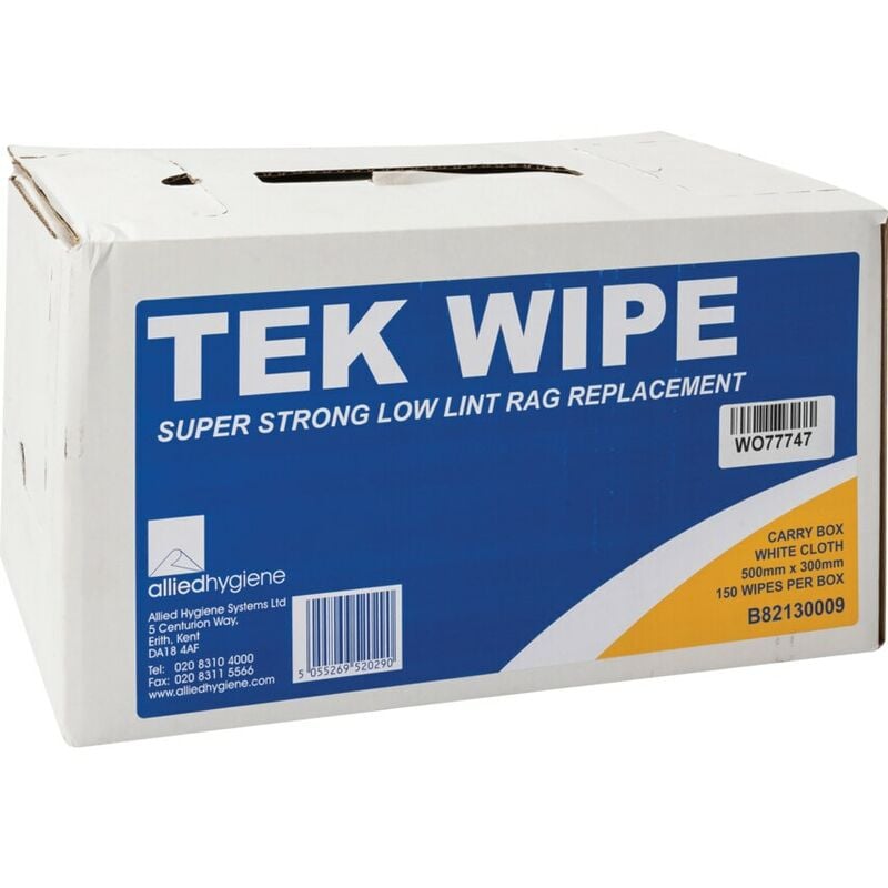 Allied Hygiene Systems HydroMax 50 x 30cm Tek-Wipe Cloth 68g White (150)