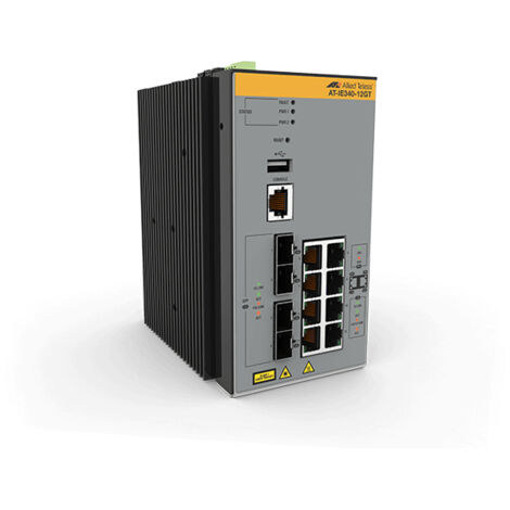 Allied Telesis AT-IE340-12GT-80 Gestito L3 Gigabit Ethernet (10/100/1000) Grigio