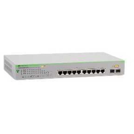 Allied Telesis GS950/10PS Gestito Gigabit Ethernet (10/100/1000) Supporto Power over Ethernet (PoE) Verde, G AT-GS950/10PS V2-50