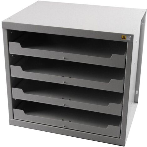 Allit 455805 Alloggiamento per sistema a cassetti EuroPlus Depot M (L x A x P) 380 x 465 x 505 mm Grigio 1 pz.