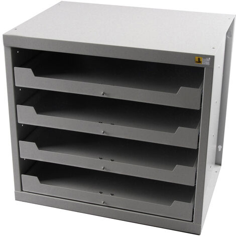 Allit 455805  Gehäuse für Schubladensystem EuroPlus Depot M  (B x H x T) 380 x 465 x 505 mm Grau 1 S