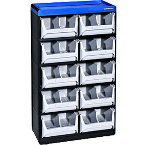 Allit 464630 Kleinteilmagazin VarioPlus Pro 53/20 (B x H x T) 300 x 525 x 165 mm Schwarz, Grau, Bl