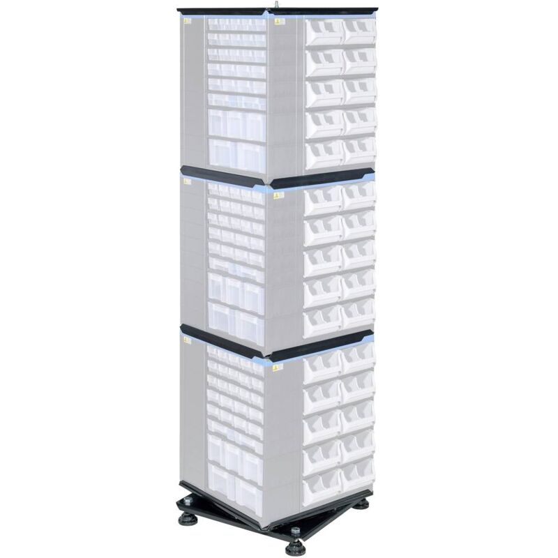 Allit 464665 Torretta rotante VarioPlus Pro r 171 (l x a x p) 445 x 1710 x 445 mm Nero 1 pz.