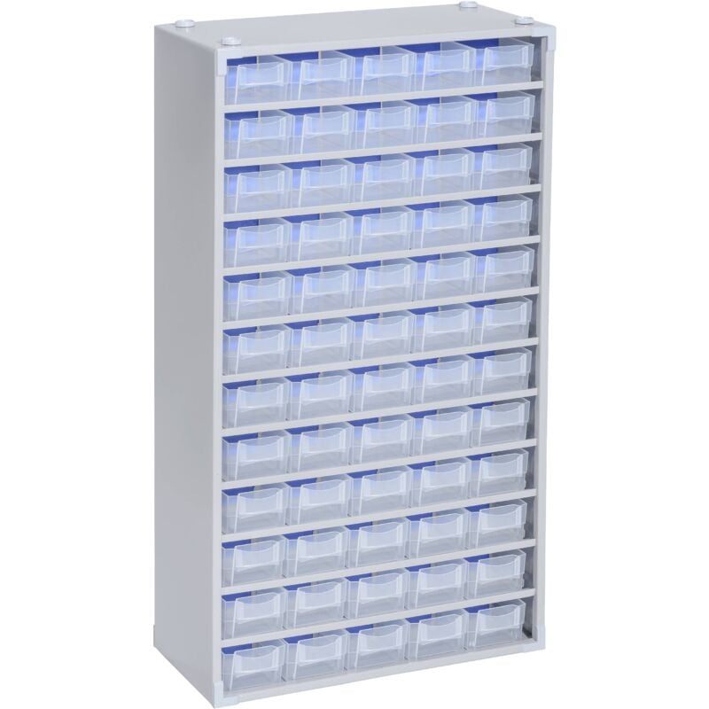 464830 Réservoir pour petites pièces VarioPlus ProM 57/120 (l x h x p) 300 x 565 x 140 mm argent, transparent 1 pc(s) Y865942 - Allit