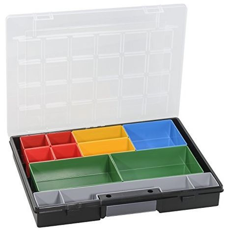 ALLIT BOÎTE D'ASSORTIMENT, EURO PLUS FLEX 3710, NOIR, PP, 10 SANS INSERTS