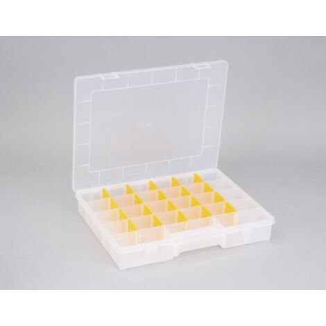 Allit Caja de almacenamiento transparente 27 compartimentos