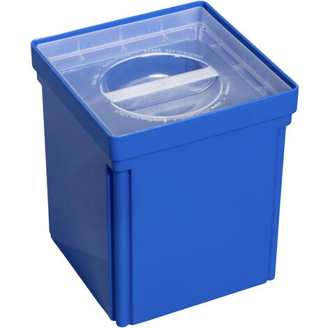 Allit EuroPlus Insert L 130/3 blau Box (B x H x T) 108 x 130 x 108 mm Anzahl Fächer: 1   Inhalt 1 St
