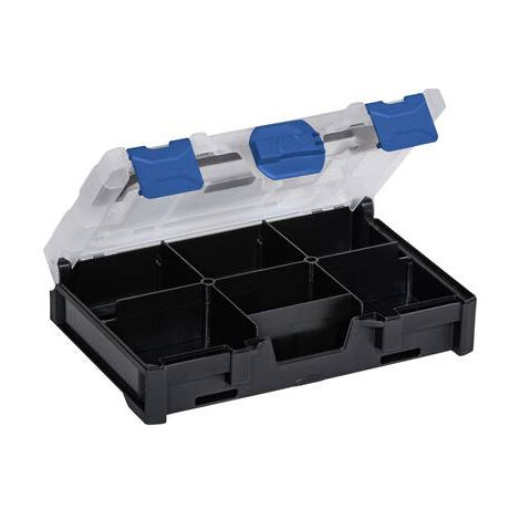 Allit EuroPlus MetaBox mini 63 Coffret de rangement (L x l x H) 250 x 167 x 63 mm Nombre de compartiments: 6 Contenu 1 pc(s) X951142