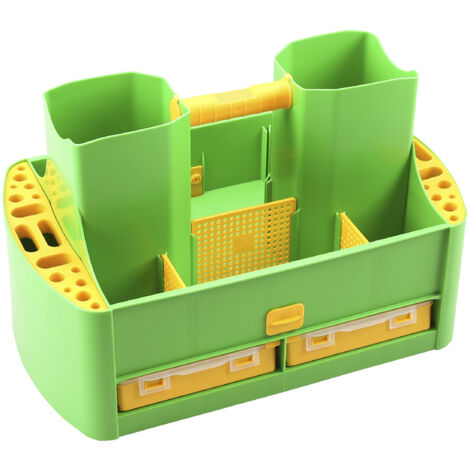 ALLIT GARTENAID BOÎTE DE TRANSPORT MULTI-USAGES POUR OUTILS DE JARDIN, TRANSPORT DE JARDIN, VERT/JAUNE 476600