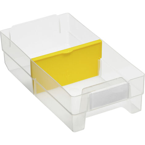Allit Quertrennsteg für VarioPlus Extra A 6,6 x 0,6 x 3,4 cm gelb Aufbewahrung