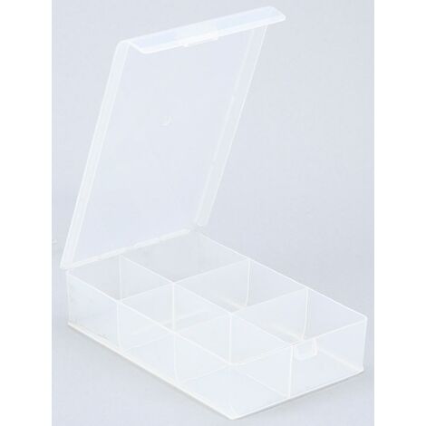 Allit Sortimentskasten EuroPlus Basic 12,1x20,7x4,4 cm transparent Aufbewahrung