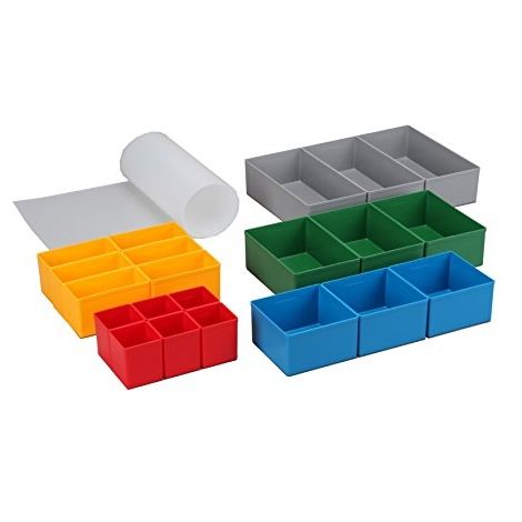 ALLIT TIROIRS LOT DE 1, ROUGE/JAUNE/BLEU/VERT/GRIS, 457370