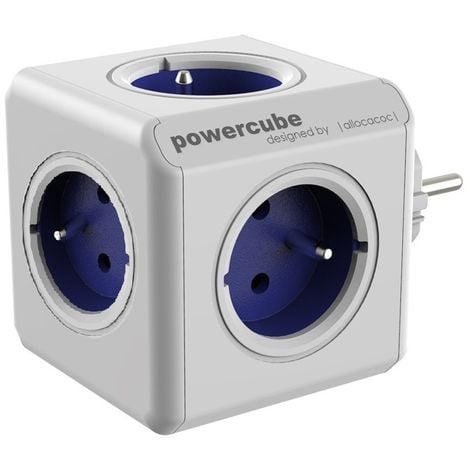 ALLOCACOC POWERCUBE ORIGINAL BLEU, 5 PRISES 230V, FR, BLANC ET BLEU POWERCUBE BLUE 2100 BL