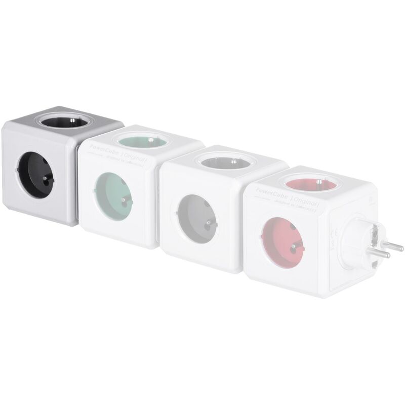 

PowerCube Original USB Type E Interior 4salidas AC Gris Base múltiple - Bases múltiples (Interior, 4 Salidas AC, Tipo E (FR), Gris, CE, 16 A)