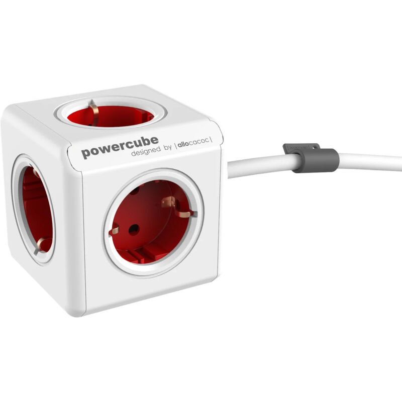 Powercube extended, rouge - Allocacoc