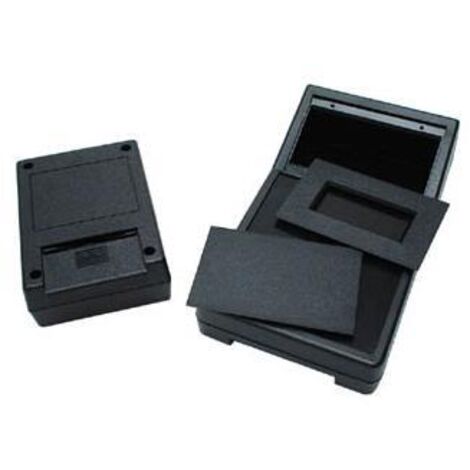 Alloggiamento in abs - nero - 111 x 82 x 38 mm