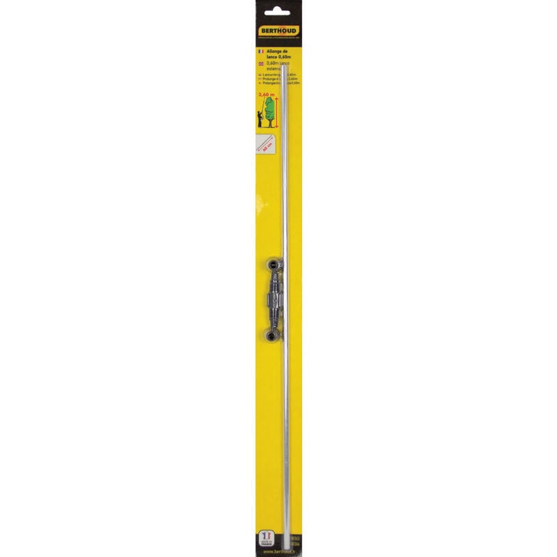 Allonge aluminium 0,60m poignee fuso/profile Berthoud Garantie 2 ans