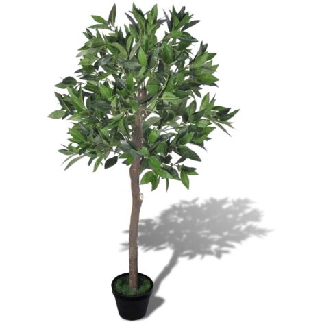 Alloro artificiale con vaso 120 cm verde DEC021900