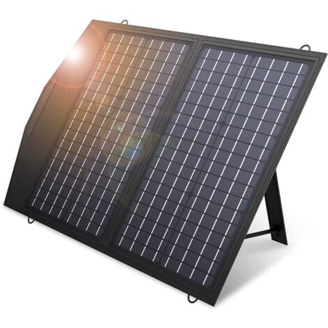 POWOXI Chargeur de batterie solaire pour voiture, 7,5 W 12 V, chargeur solaire  pour batterie de voiture, portable, étanche, panneau solaire pour  camping-car, moto, bateau, remorque, VTT, motoneige : : Auto