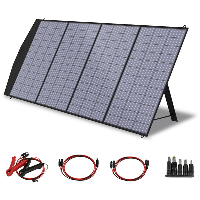 Foldable Solar Panel 200 w Solar Charger For Power Station Solar Generator Camping Allpowers SP033