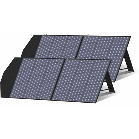 Allpowers – Chargeur solaire pliable 100W pour ordinateurs portables – Haute efficacité 22% – Imperméable et durable – Taille pliée 20x25.6x1.2 pouces