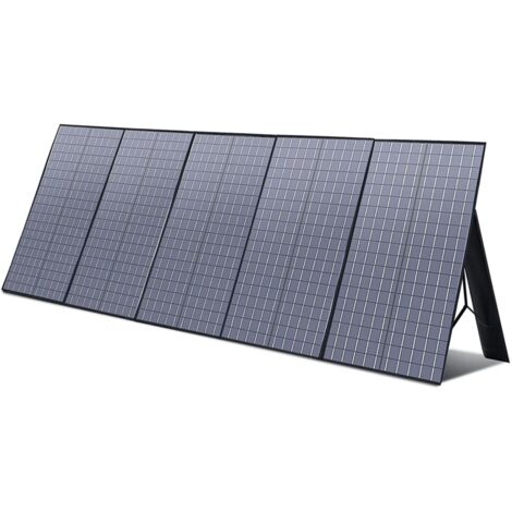 Allpowers – Panneau solaire pliable 400W – Sortie MC-4 et adaptateur XT60/DC – Efficacité de conversion 22% – IP67 étanche pour camping et bateau
