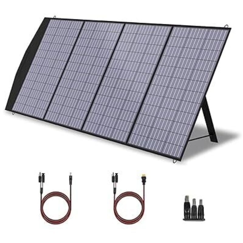 Allpowers - Panneau Solaire Pliable de 200W, Chargeur Solaire Portable,
