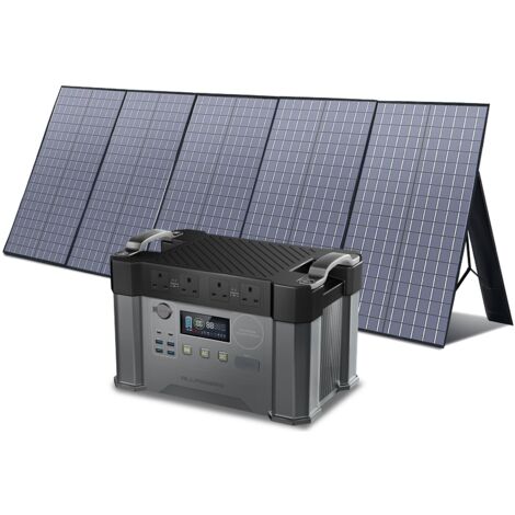 ALLPOWERS S2000 Pro MPPT Solar Generator with 1 400W Folable Solar Panel Included, 2400W 1500wh Portable Power Station, Solar Mobile Battery Pack for Outdoor RV Camping, Home Emergency, Travel