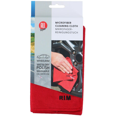 Микрофибърна кърпа за джанти All‑Ride - 35x35 cm, 250 gsm