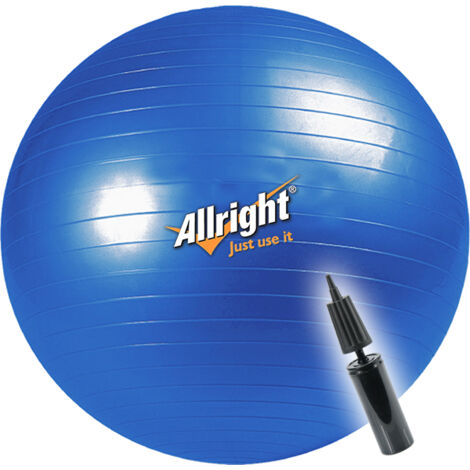 ALLRIGHT GYMNASTIKBALL 75cm + PUMPE