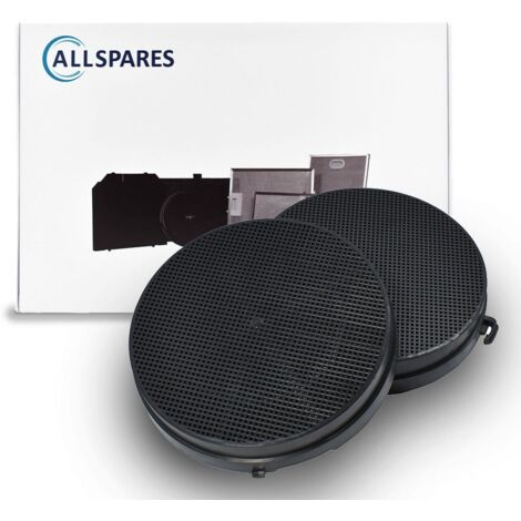 AllSpares Filtre à charbon (2 pcs.) pour hottes aspirantes adapté pour Falmec Type 6 / 103050091 / 114163 (Ø168mm)