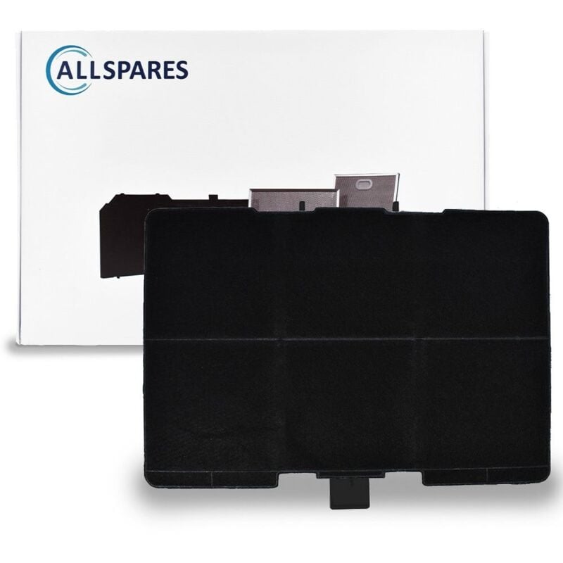 Allspares - Filtre à charbon pour hottes aspirantes adapté pour Bosch DHZ5346 / 11026771 / 00705432, Siemens LZ53451 et Neff Z5102X1 (317x216x22mm)