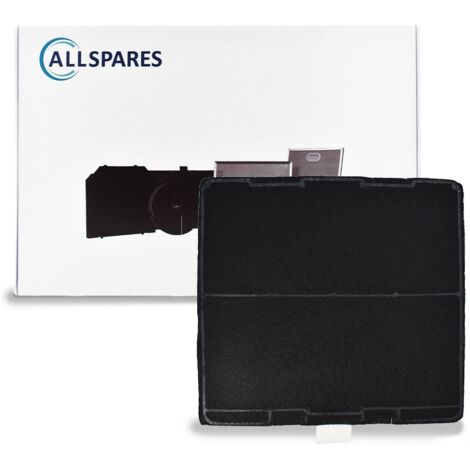 AllSpares Filtre à charbon pour hottes aspirantes adapté pour Bosch Neff Constructa 11026769, Siemens LZ53251, Neff Z5101X1 et Bosch DHZ5326 (231x214x21mm)