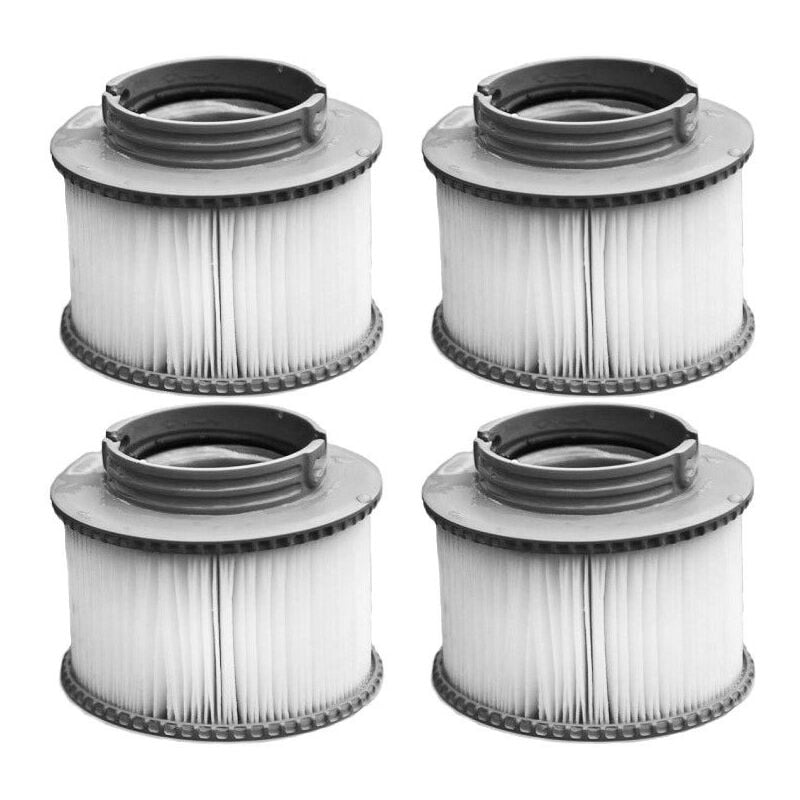 Filtre pour spa (4pcs) adapte pour MSpa / SC802 / 40104 avec porte-filtre - Allspares
