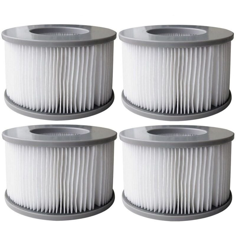 Allspares - Filtre pour spa (4pcs) adapte pour MSpa / SC802 / 40104 sans porte-filtre