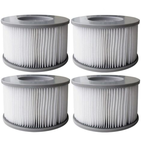 AllSpares Filtre pour spa (4pcs) adapte pour MSpa / SC802 / 40104 sans porte-filtre