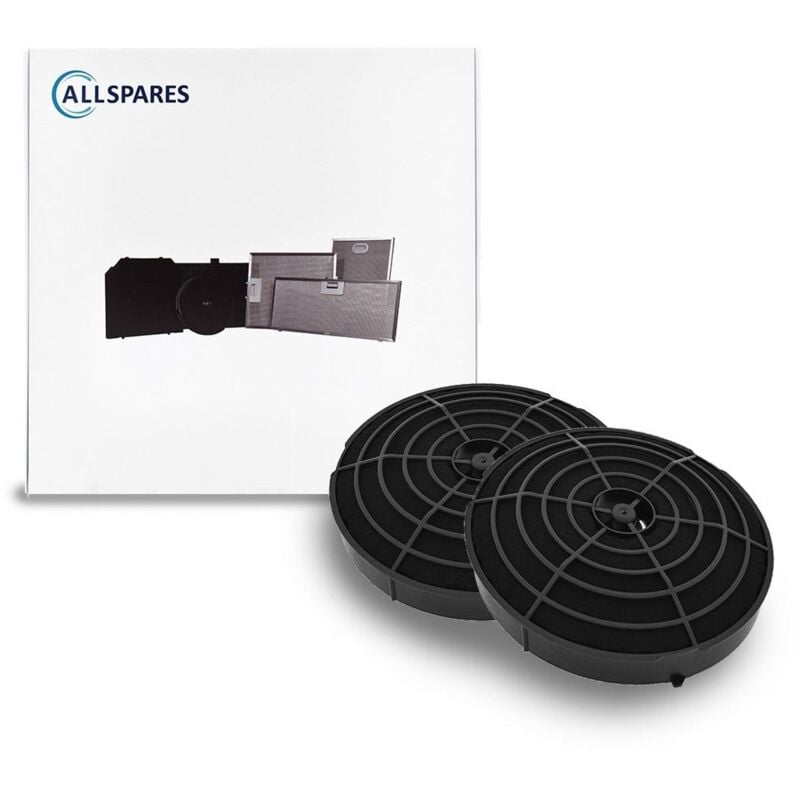 Allspares - Filtre à charbon longue durée (2pcs) Etna HF2015 par