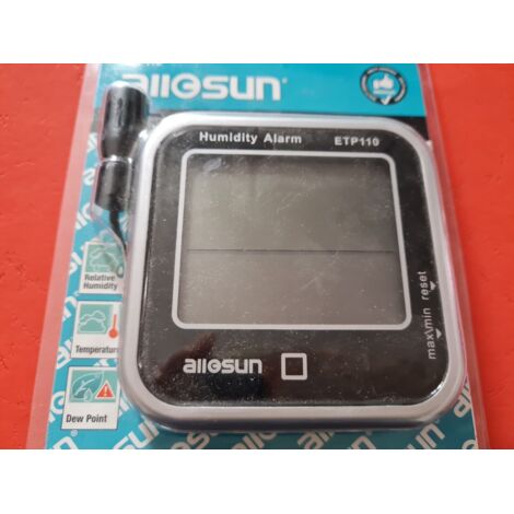 ALL&SUN Digital , Relative Humidity , T¨‚àû , Dew Point , ETP110, ( ALL SUN