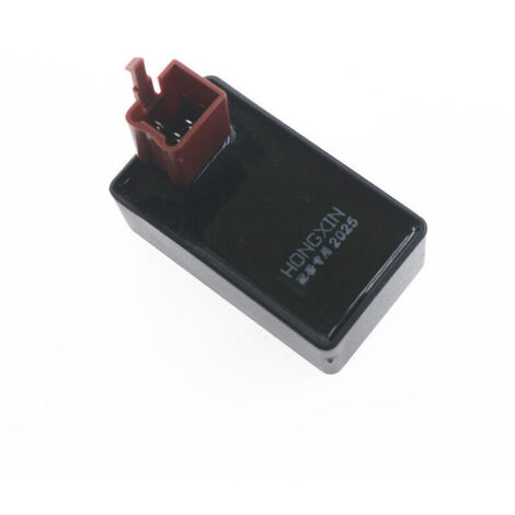 Allumage Électronique AC 5 Broches pour Moto et Quad 50-110CC - CDI Compatible avec Petit Cross, Poney et Mini Moto - Connecteur Type Café pour ATV