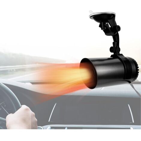 Allume-cigare Portable 24V, chauffage rapide, frais et chaud, désembueur et dégivreur pour voiture avec support rotatif