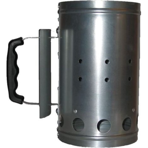 Allume-feu à charbon pour barbecue et poêle, démarrage rapide (argent)