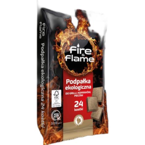 Allume-feu écologique 24 cubes 200g Fire&Flame