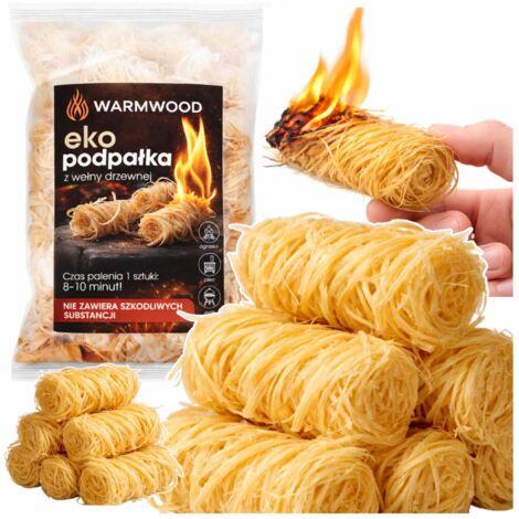 Allume-feu écologique EKO pour poêle, cheminée, barbecue, 100 pièces naturelles