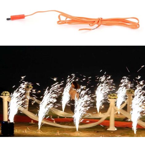 Allume-feu pyrotechnique sans fil 50 unités avec télécommande et câble de 1 mètre