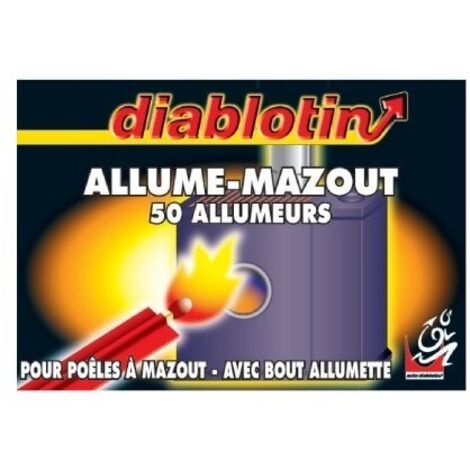 Allume mazout avec bout allumette x50