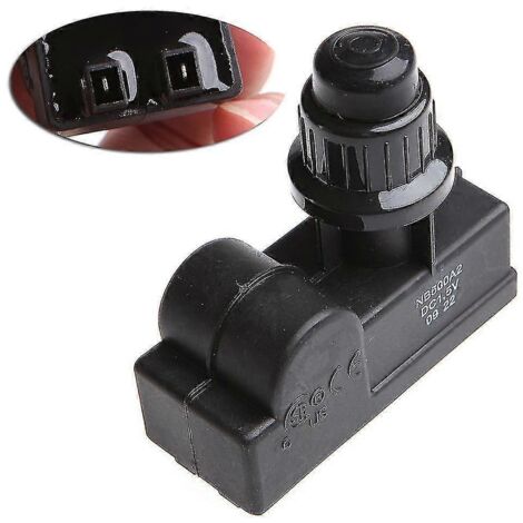 Allumeur à bouton-poussoir de remplacement pour barbecue à gaz 2024, fonctionnant avec 2 piles AA, noir
