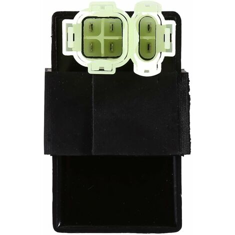 Allumeur Electronique, 6 Broches CDI Bobine d'Allumage Electronique Module Boîte Moto Allumeur Noir Universel pour GY6 50cc 125cc 150cc VTT Scooter Cyclomoteur GO KART