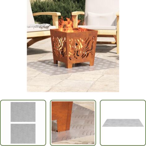 Alluminio -  Gradini per Scale 2 pcs Argento 50 x 40 cm Alluminio